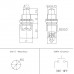 Кнопка Daier PBS-13B RD, OFF-(ON), 2pin, 4A 250V, красная рис 6 Кнопка Daier PBS-13B RD, OFF-(ON), 2pin, 4A 250V, красная рис 6
